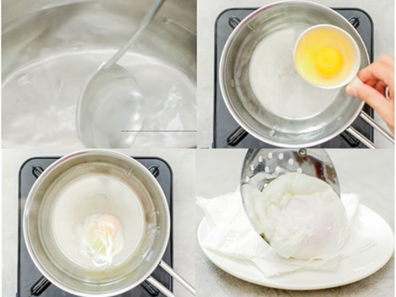Để có món trứng chần lòng đào đúng chuẩn không phải ai cũng biết